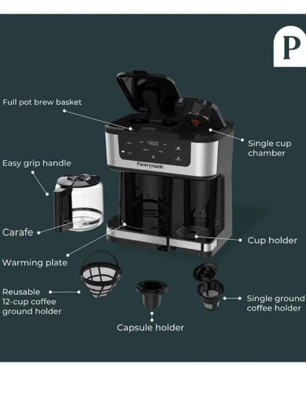 Pantrymade Dual Brew Coffee Maker |